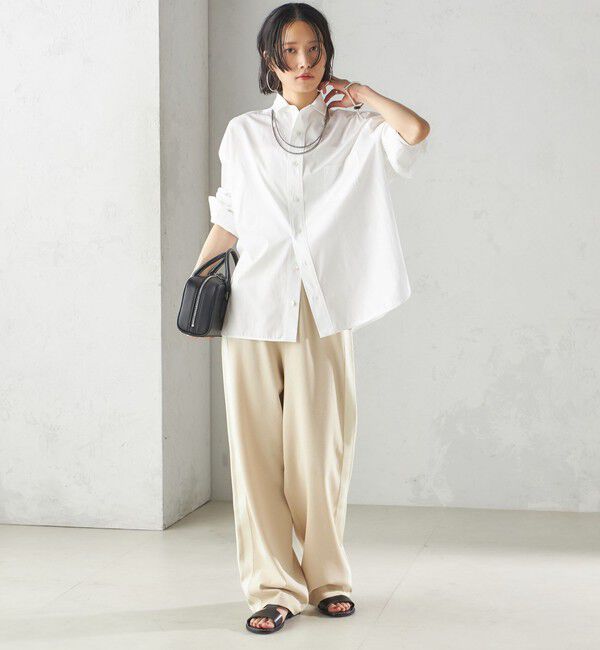 SHIPS for women「〈手洗い可能〉サイドライン ニット パンツ」|その他|