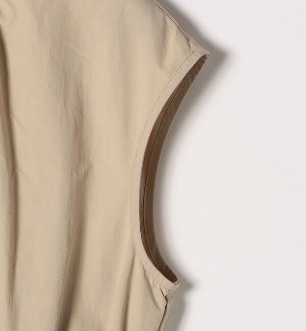 SHIPS any「SHIPS any:〈洗濯機可能〉ナイロン サイド ギャザー フレンチスリーブ ワンピース」|ワンピース|