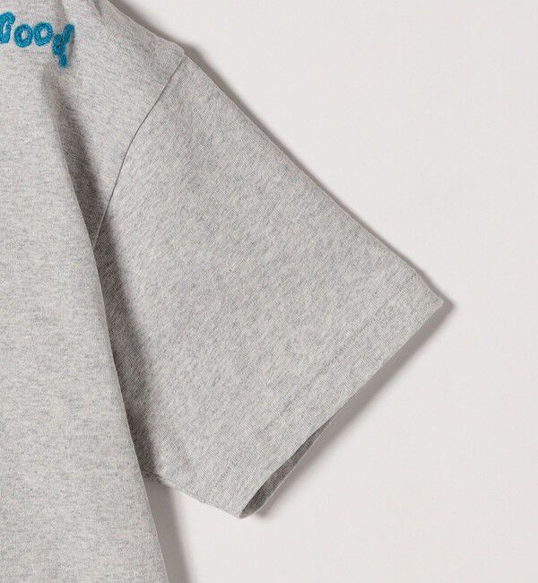 SHIPS any「【SHIPS any別注】Collegiate Pacific:〈洗濯機可能〉V ガゼット プリント & 刺繍 Tシャツ 25SS」|Tシャツ・カットソー|