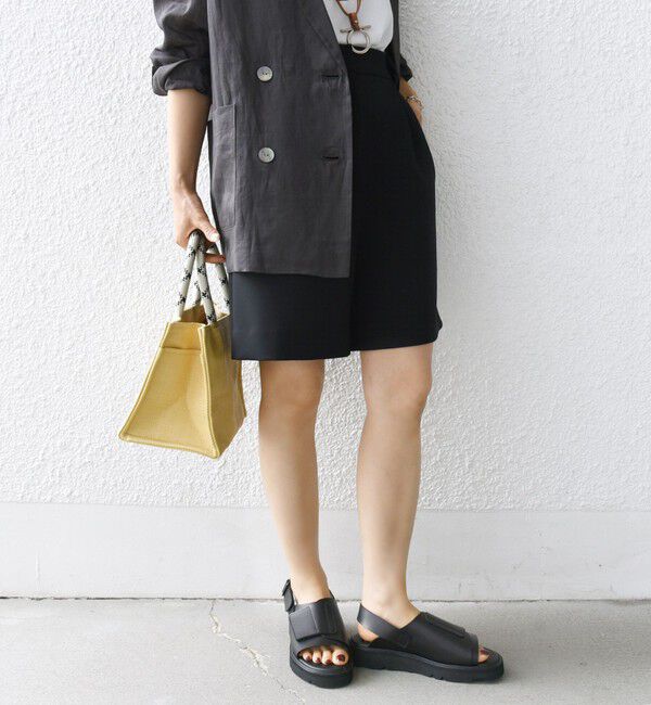 SHIPS for women「〈手洗い可能〉ダブル クロス ハーフ パンツ」|キュロット|