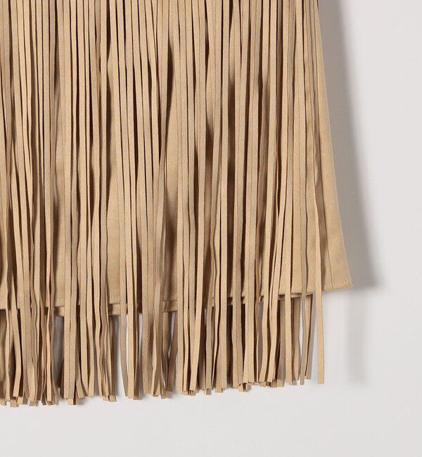 SHIPS any「bon_meur:〈手洗い可能〉フリンジ ティアード タイト スカート」|スカート|