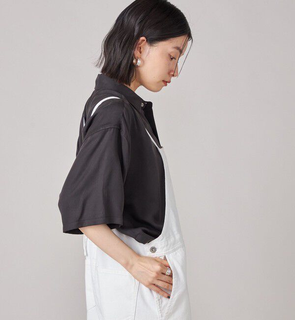 SHIPS for women「SHIPS NINE CASE:〈手洗い可能〉オーバーサイズ シャツ」|シャツ・ブラウス|