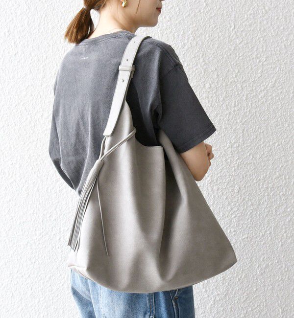 SHIPS any「SHIPS any: A4 タッセル ワンショルダー バッグ」|トートバッグ|