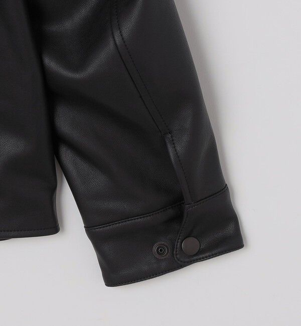 SHIPS「SHIPS: 合成皮革 コーチ ブルゾン」|ブルゾン・スタジャン|