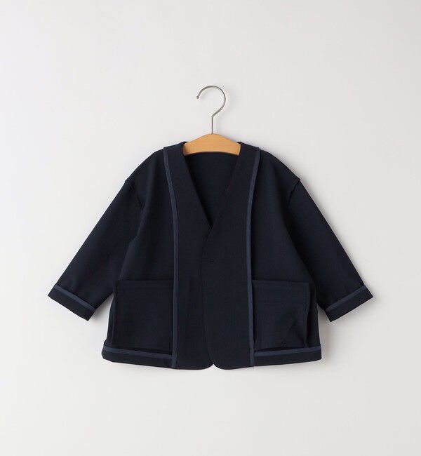 SHIPS KIDS「SHIPS KIDS:90cm / セレモニー ノーカラー ジャケット」|ノーカラージャケット|