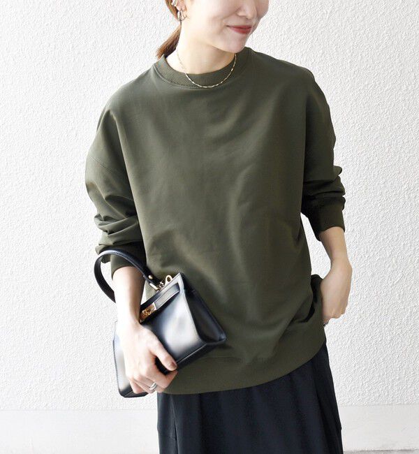 SHIPS any「SHIPS any:〈洗濯機可能〉裏起毛 クルーネック コクーン プルオーバー」|Tシャツ・カットソー|