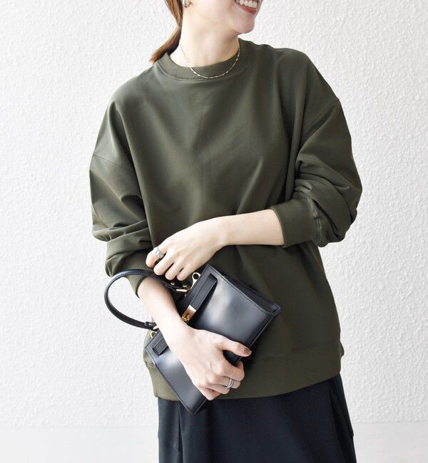 SHIPS any「SHIPS any:〈洗濯機可能〉裏起毛 クルーネック コクーン プルオーバー」|Tシャツ・カットソー|