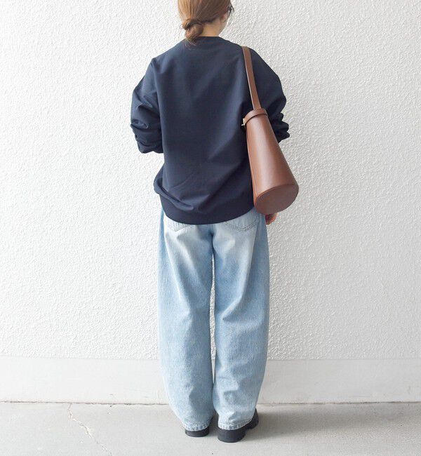 SHIPS any「SHIPS any:〈洗濯機可能〉裏起毛 クルーネック コクーン プルオーバー」|Tシャツ・カットソー|