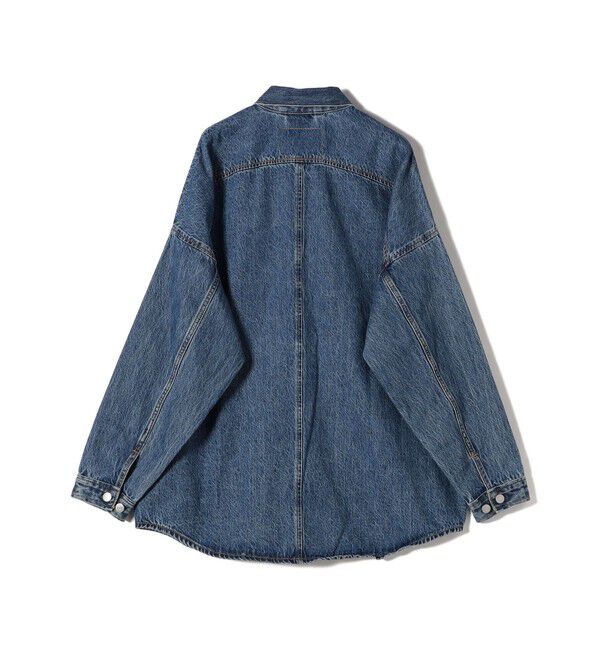SHIPS for women「Levi&rsquo;s:〈手洗い可能〉TWIST SHACKET」|デニムジャケット|