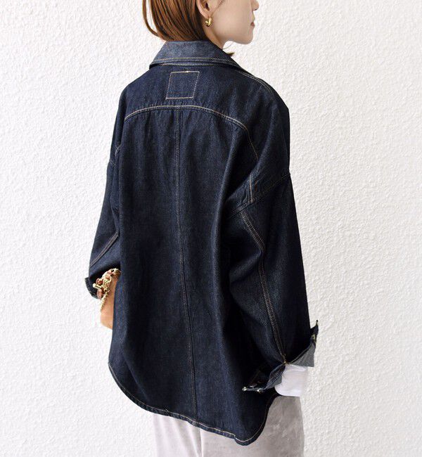 SHIPS for women「Levi&rsquo;s:〈手洗い可能〉TWIST SHACKET」|デニムジャケット|