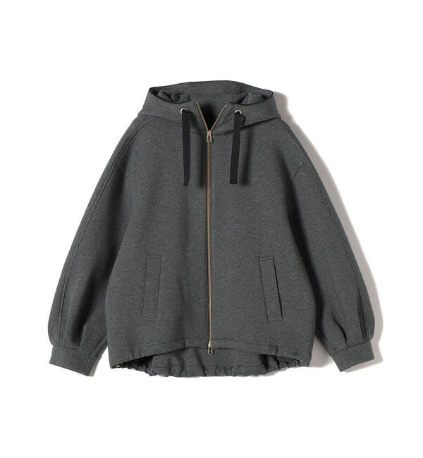 SHIPS for women「【WEB限定】〈手洗い可能〉ダンボール ダブルジップ フーディー 2」|パーカー|