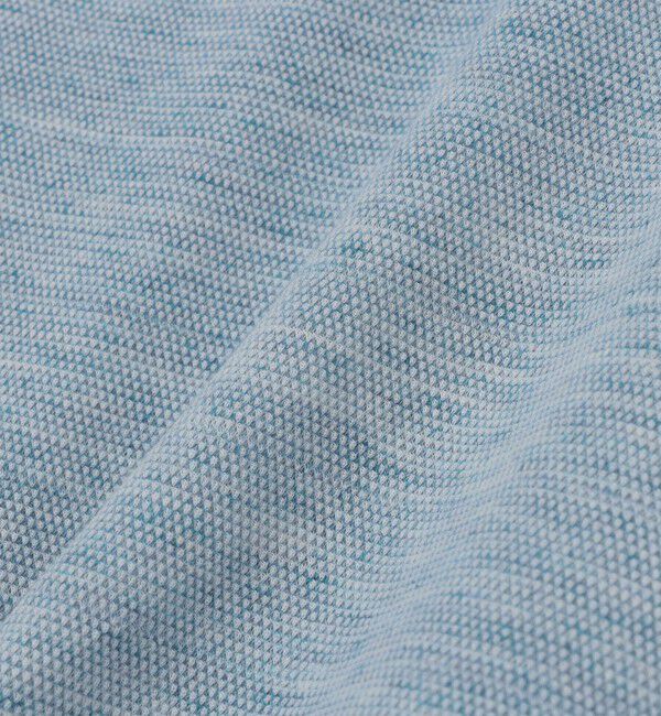 SHIPS「【WEB限定】SHIPS: リネンミックス カラーネップ ボタンダウン ロングスリーブ ポロシャツ」|ポロシャツ|