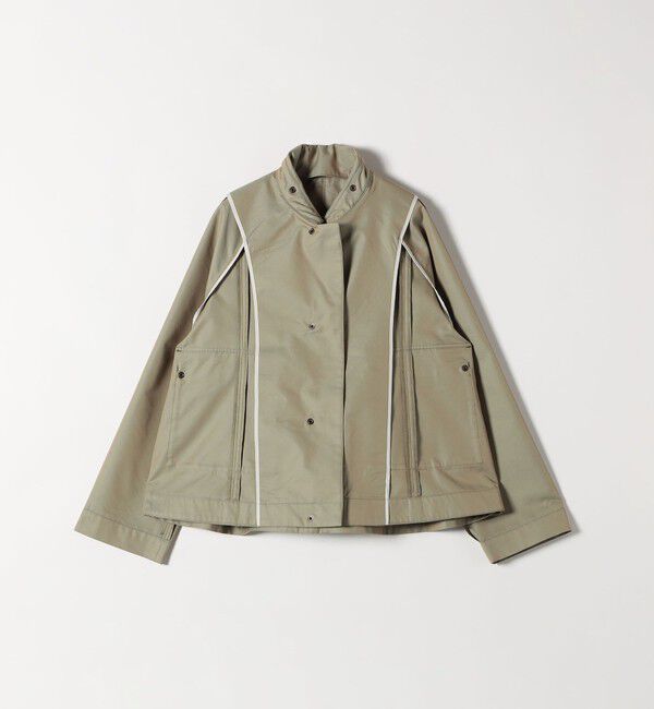 SHIPS any「SHIPS any:〈手洗い可能〉シャンブレー Aライン フレア ショート コート」|その他|