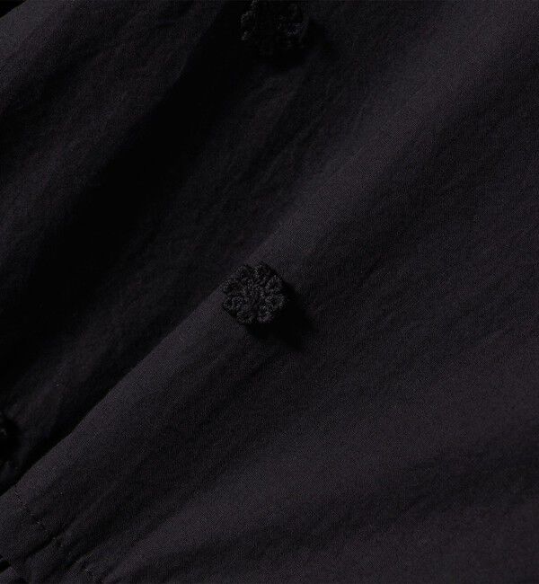 SHIPS any「【WEB限定】SHIPS any:〈洗濯機可能〉フラワー モチーフ ペプラム ギャザー シャツ ブラウス」|シャツ・ブラウス|