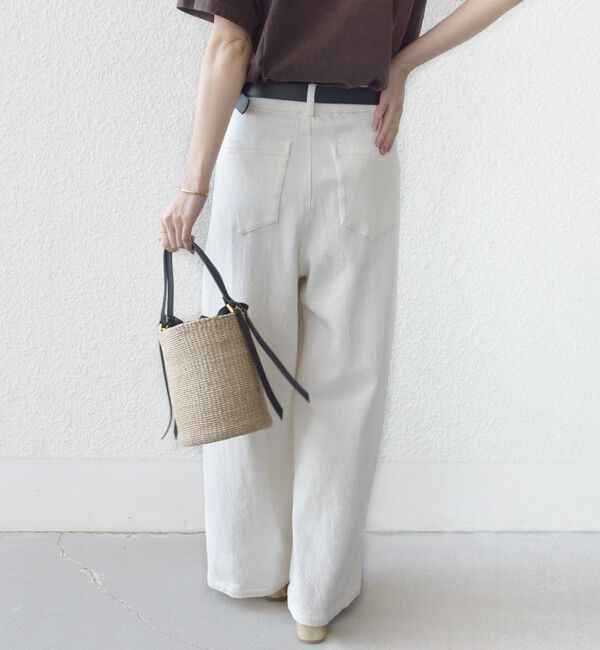 SHIPS for women「〈手洗い可能〉ルーズ デニム ポケット デザイン パンツ」|デニム|