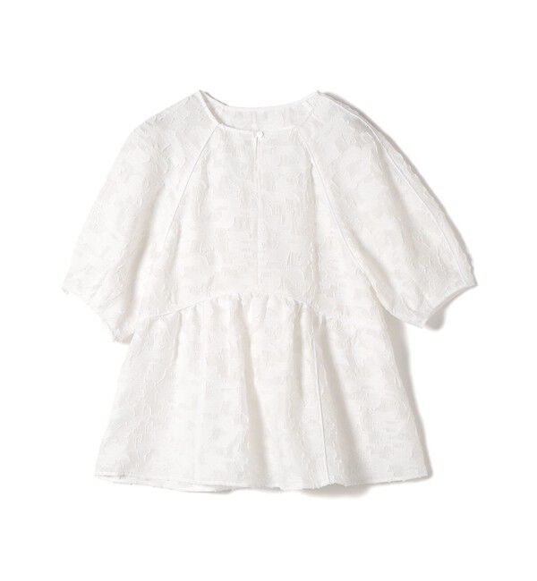 SHIPS for women「〈手洗い可能〉ジャカード ペプラム ブラウス」|シャツ・ブラウス|