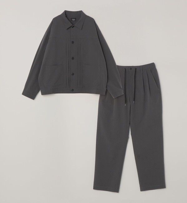 SHIPS any「SHIPS any:〈撥水/軽量/ストレッチ〉SOLOTEX(R) シアサッカー トラック ブルゾン 26SS(セットアップ対応)◇」|ブルゾン・スタジャン|