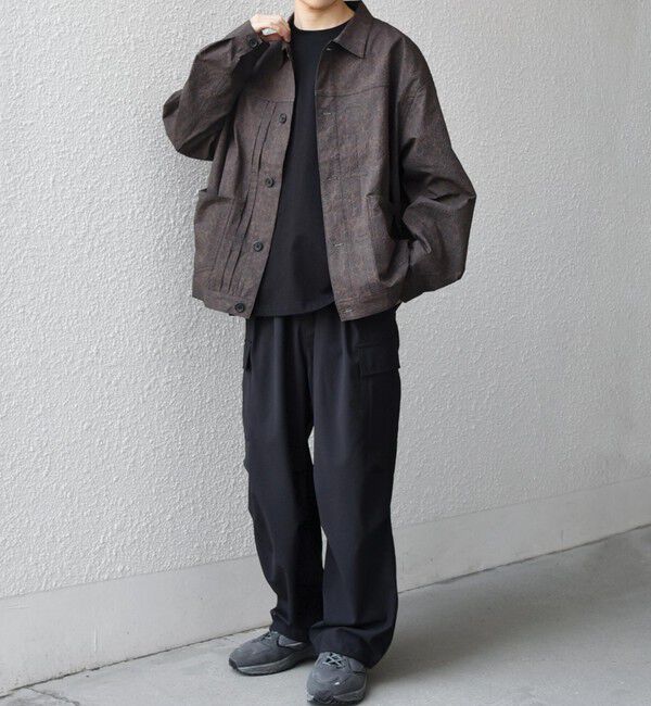 SHIPS any「SHIPS any:〈撥水/軽量/ストレッチ〉SOLOTEX(R) シアサッカー トラック ブルゾン 26SS(セットアップ対応)◇」|ブルゾン・スタジャン|