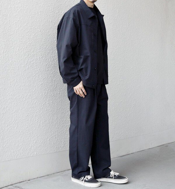 SHIPS any「SHIPS any:〈撥水/軽量/ストレッチ〉SOLOTEX(R) シアサッカー トラック ブルゾン 26SS(セットアップ対応)◇」|ブルゾン・スタジャン|