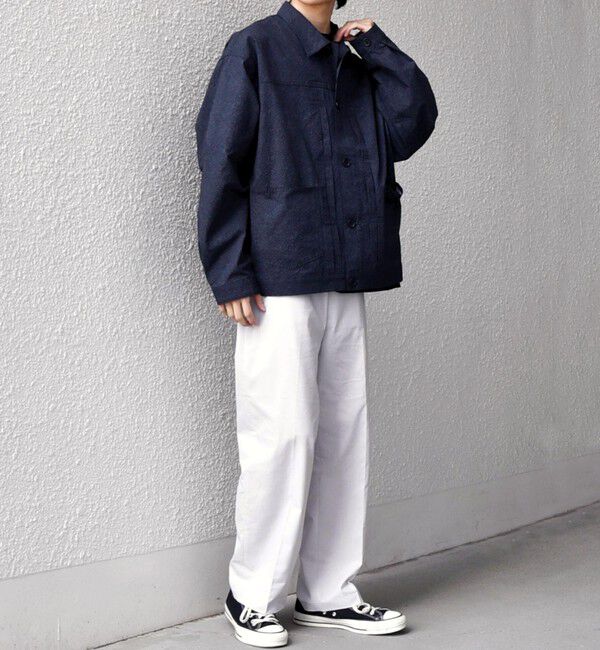 SHIPS any「SHIPS any:〈撥水/軽量/ストレッチ〉SOLOTEX(R) シアサッカー トラック ブルゾン 26SS(セットアップ対応)◇」|ブルゾン・スタジャン|