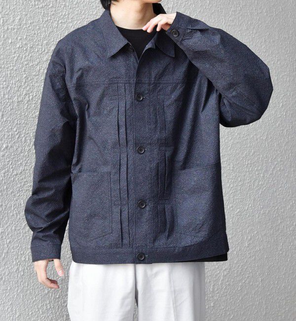 SHIPS any「SHIPS any:〈撥水/軽量/ストレッチ〉SOLOTEX(R) シアサッカー トラック ブルゾン 26SS(セットアップ対応)◇」|ブルゾン・スタジャン|