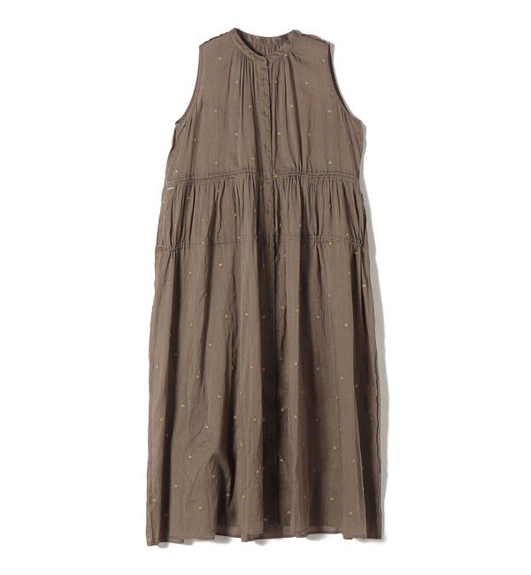 SHIPS for women「《予約》〈手洗い可能〉コットン オーガンジー 刺繍 ウエスト ドロスト ワンピース」|ワンピース|