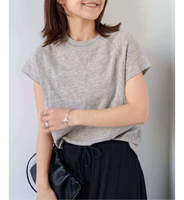 OUTDOOR PRODUCTS Usual Things「≪予約≫スラブストレッチフレンチスリーブTEE」|Tシャツ・カットソー|グレーC