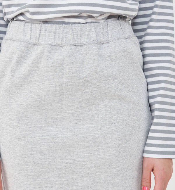 GALERIE VIE「ライトスラブジャージー Iラインロングスカート」|タイト|