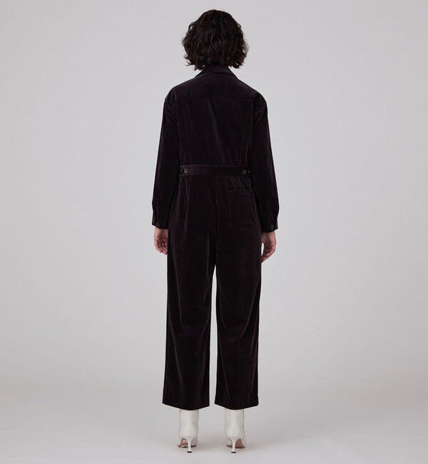 MACPHEE「ストレッチコーデュロイ ジャンプスーツ」|オールインワン|
