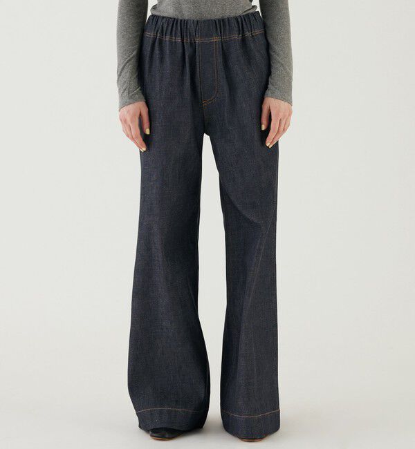 GALERIE VIE「リジットデニム ワイドイージーパンツ」|デニム|