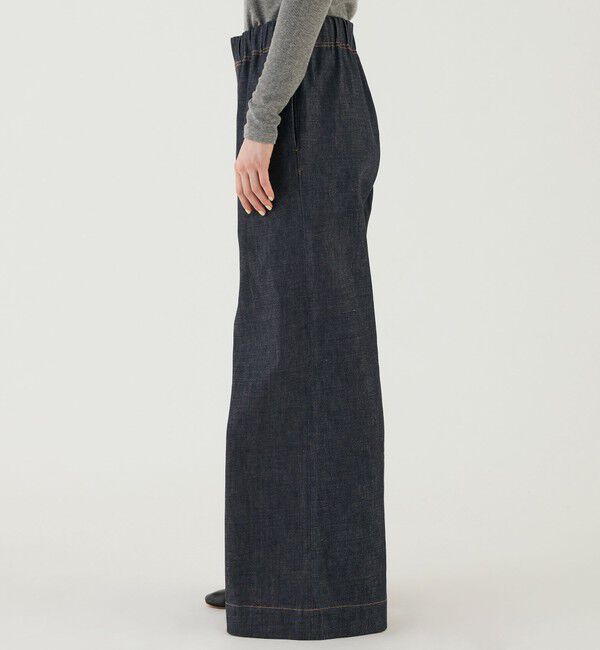 GALERIE VIE「リジットデニム ワイドイージーパンツ」|デニム|