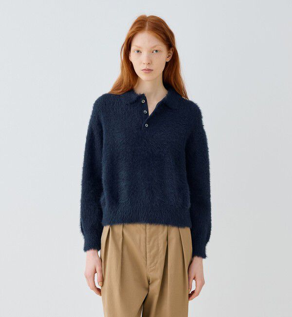 GALERIE VIE「ラパン ポロカラープルオーバー」|ニット・セーター|