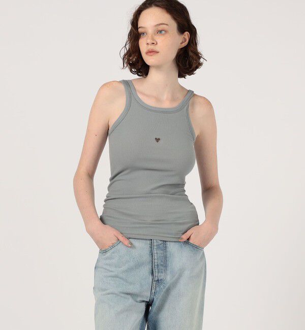 TOMORROWLAND GOODS「BASE RANGE HEART タンクトップ」|タンクトップ|