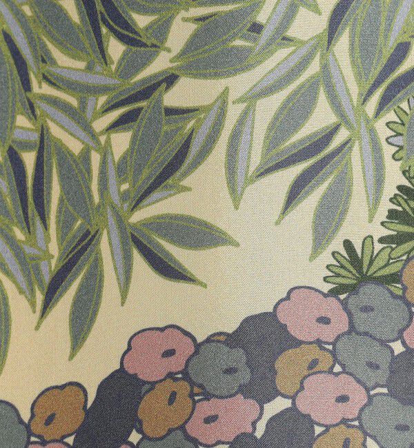 CABaN「 FLOWER RIVERプリント タックロングスカート」|スカート|