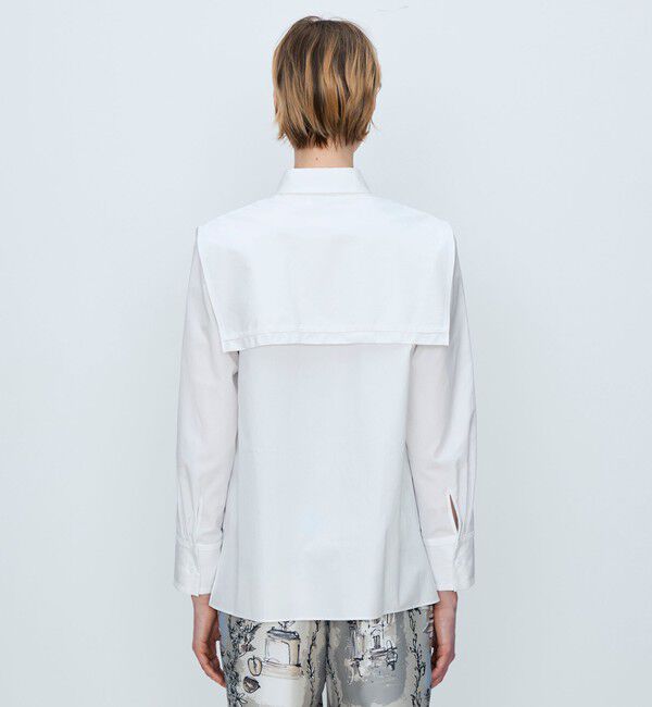 TOMORROWLAND collection「コンパクトブロード セーラーカラーブラウス」|シャツ・ブラウス|