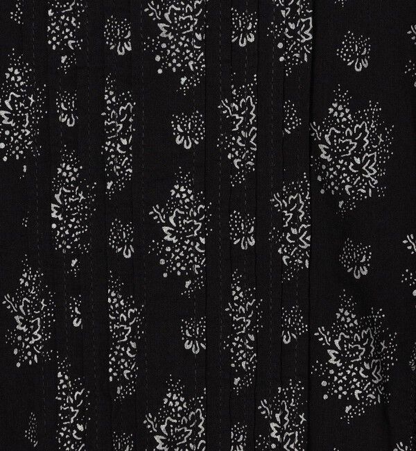 SOULEIADO「コットンプリント ペプラムブラウス」|シャツ・ブラウス|