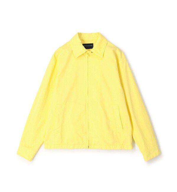 TOMORROWLAND MENS「コットンツイル ジップアップブルゾン SONDRIO」|ブルゾン・スタジャン|23 イエロー