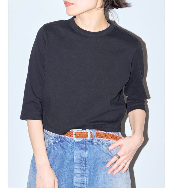  「[THE MOOD] ショート TEE」|Tシャツ・カットソー|ブラック