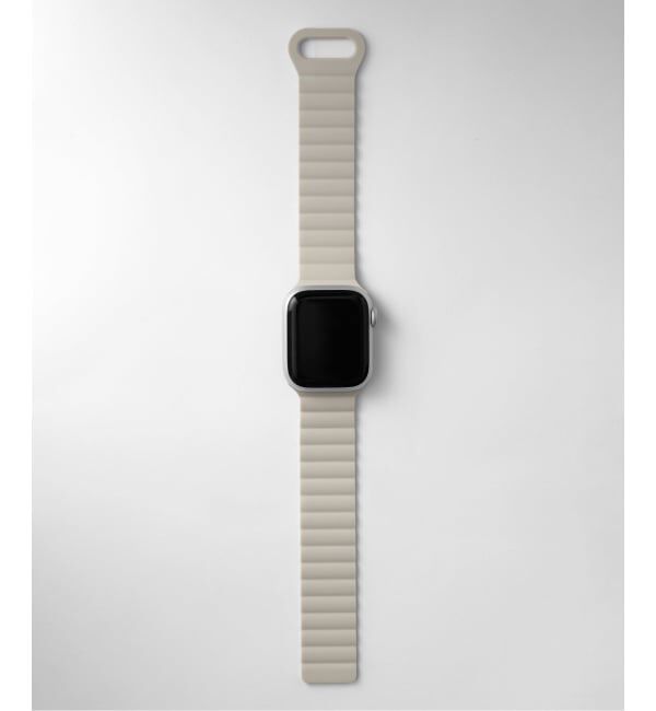 HIROB「Apple watch band / Magnetic silicon band 44 45 46 49mm」|その他|ベージュ