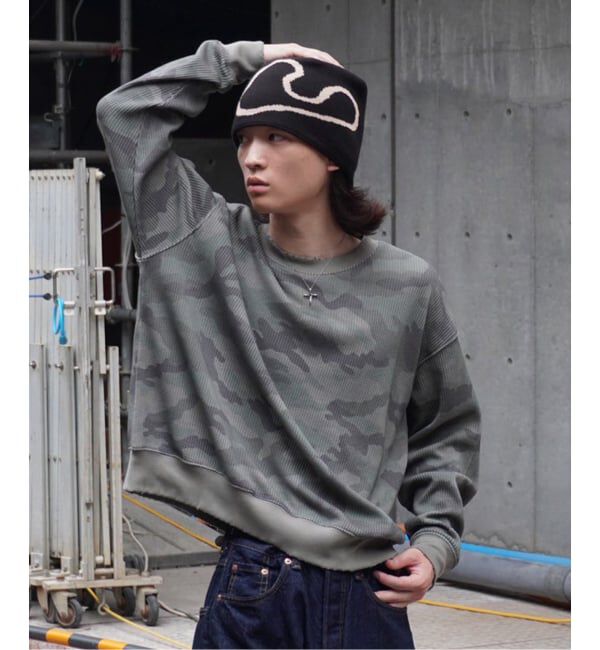 JOINT WORKS「SCREEN STARS 別注 グラインダーワッフル L/S / Screen Stars EX Grinded Waffle L/S」|Tシャツ・カットソー|グレーA