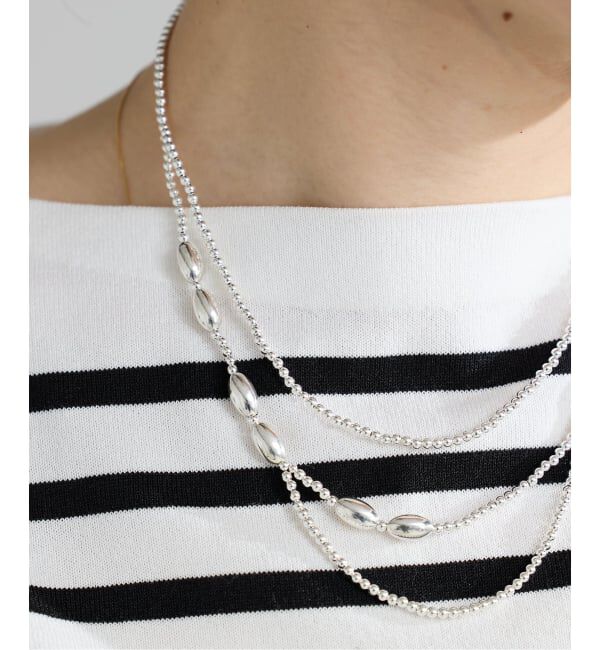 IENA「quip queint/クィップ クエイント germe layer necklace ネックレス QU247」|ネックレス|