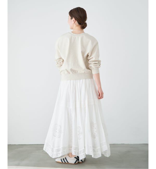 IENA「《追加》ジップオープン2WAYスウェットプルオーバー」|スウェット・ジャージ|