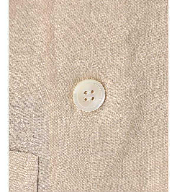 IENA「《追加予約》ウォッシャブル ソフトリネン リラックスジャケット」|テーラードジャケット|
