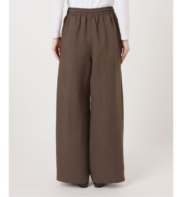 IENA「《新色あり/追加予約》ウォッシャブル リネンレーヨンイージーパンツ」|その他|