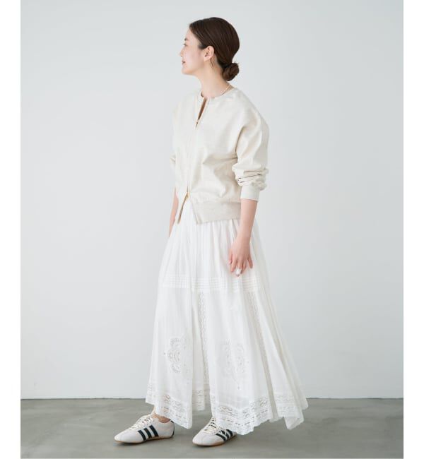 IENA「《追加5予約》コットンレーススカート」|スカート|