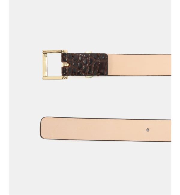 VERMEIL par iena「MANUELA マヌエラ レザーベルト H;20mm Printed Croco 102254CO」|ベルト|