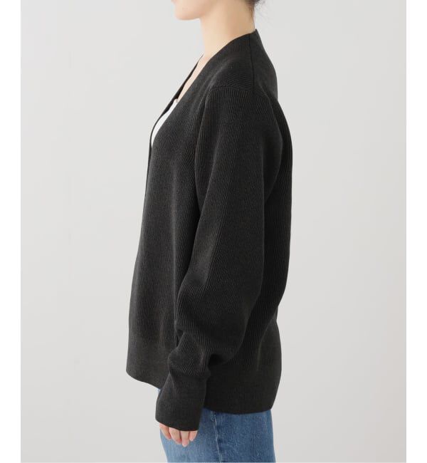 IENA「PURLAM/プラム AZE Deep-Vneck L/S PO プルオーバー PU126-MPO 05」|ニット・セーター|