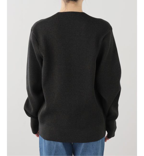 IENA「PURLAM/プラム AZE Deep-Vneck L/S PO プルオーバー PU126-MPO 05」|ニット・セーター|