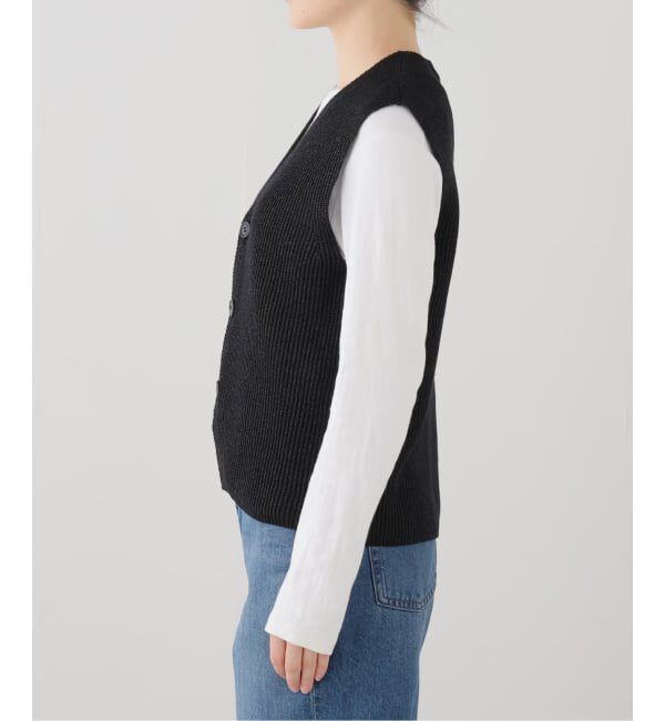 IENA「PURLAM/プラム AZE Vest ベスト PU126-MVE 01」|ベスト・ジレ|