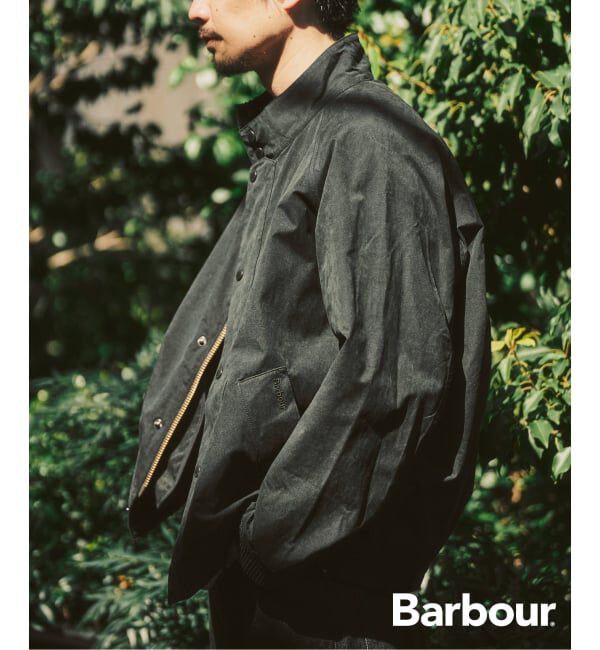 417 EDIFICE「Barbour / バブアー peached blouson transport」|ブルゾン・スタジャン|ブラック